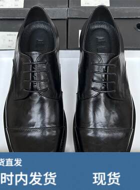 三接头皮鞋男款商务正装德比鞋真皮透气新郎结婚男鞋男士皮鞋木根
