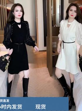 长袖连衣裙女装春秋季202