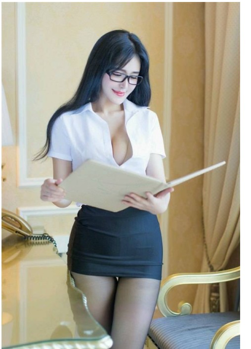 OL情趣眼镜框女办公室秘书老师眼镜性感网红诱惑抖音同款主播写真