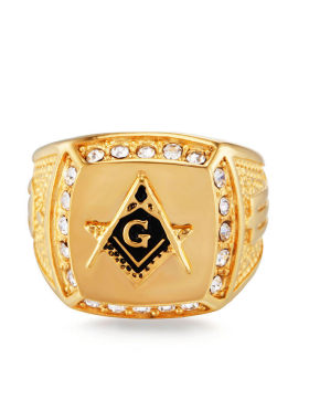 金色镶钻明星同款光明会