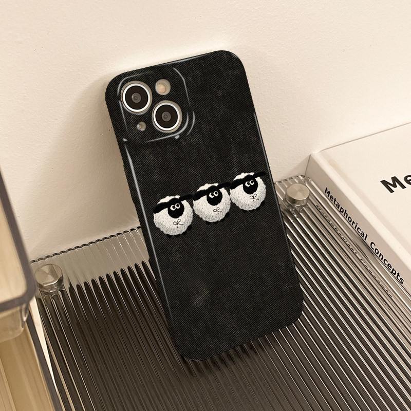 太酷辣 // 至in单品 斜纹水洗灰丹宁仿真苏格兰黑脸羊