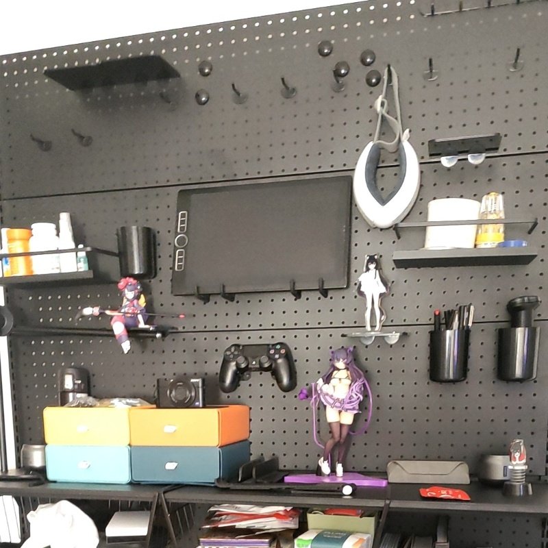 洞洞板配件挂钩圆孔通用书架收纳置物架适配少女五金书架衣帽架,收纳整理,收纳洞洞板,淘宝优惠券,粉丝福利购,淘宝优惠卷