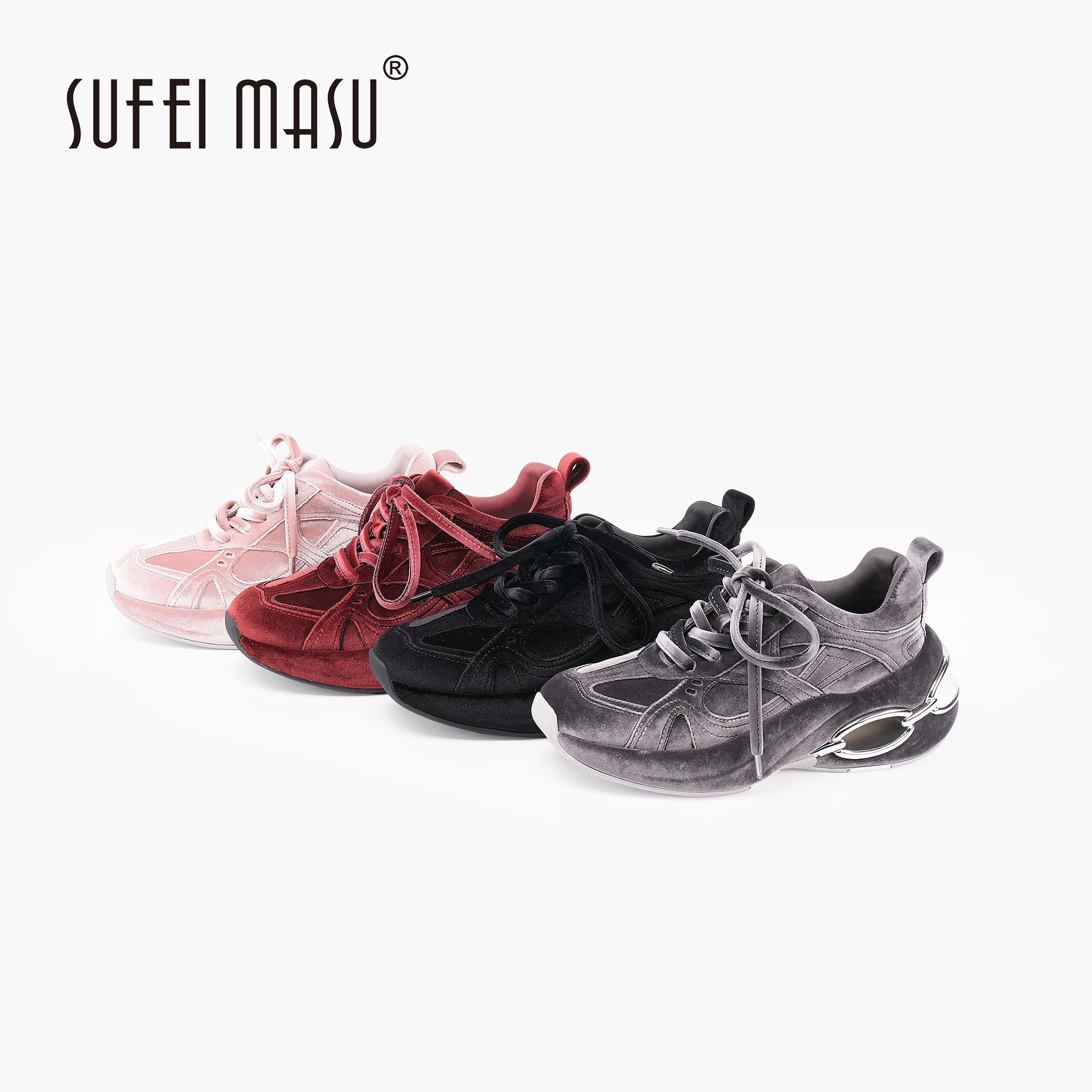 SUFEIMASU/苏菲玛素时尚运动鞋休闲百搭休闲鞋厚底软底SF52-0997