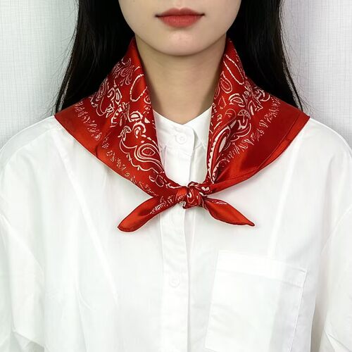真丝小方巾桑蚕丝50*50
