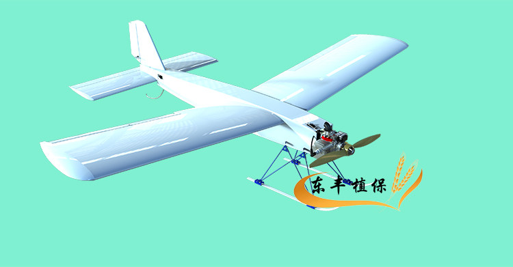 实拍改一型训练保障航模汽油发动机靶机