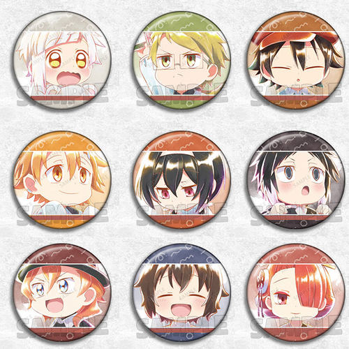 文豪野犬徽章胸章小时候Q版吧唧