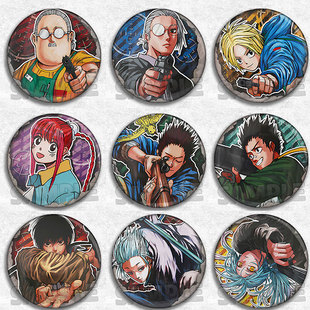 坂本日常动漫徽章胸章二次元周边现货吧唧信陆少糖南云大佛 谷子