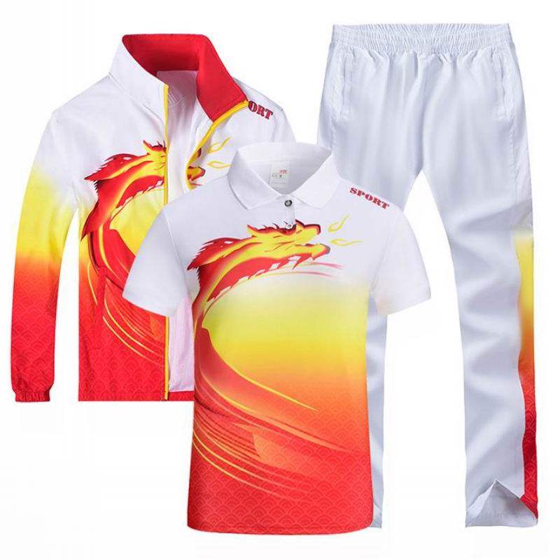 国家队运动服三件套装男女情侣装比赛出场服中小学生班服儿童校服