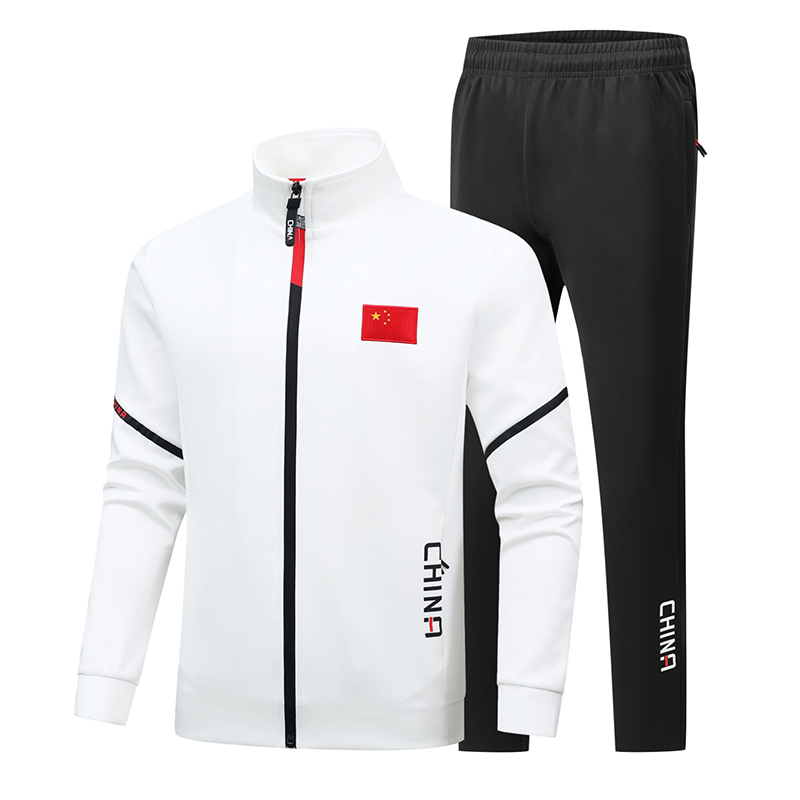 中国队运动服情侣套装运动员国服国旗卫衣队服体育生外套学生班服