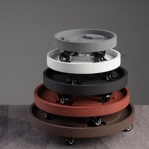 泥器花盆底座透气仿烂根移动托盘