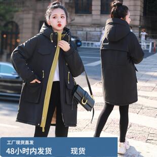 胖MM大码檰服2025年冬装新款宽松显瘦加戎帅气防水减龄檰衣外套女