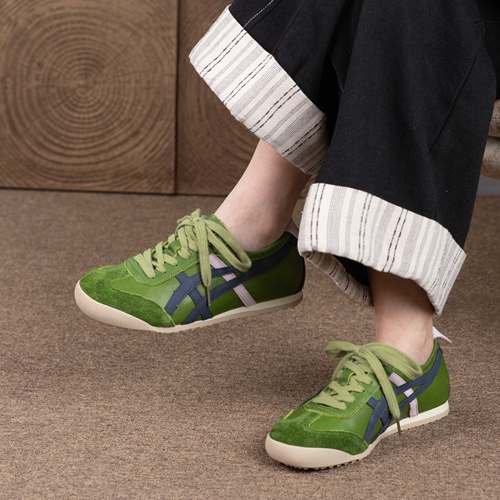 头层牛皮休闲鞋女平底真皮单鞋