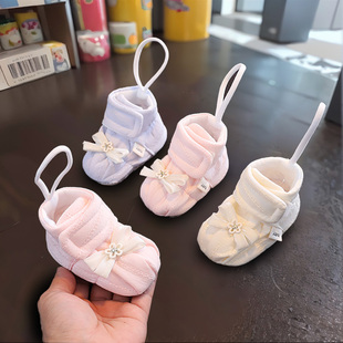 婴幼儿0 春天婴儿鞋 防掉软底宝宝布鞋 袜 12学步鞋 周岁鞋 春秋春季