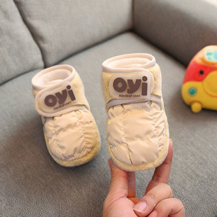 新生儿婴儿鞋 1岁外出不掉棉袜子8 袜子秋男女宝宝加绒6到12个月0