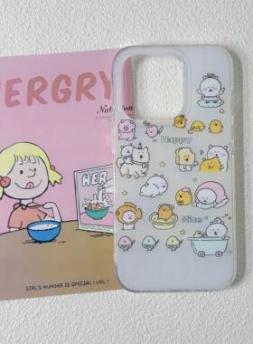 【IMD双层】鲷鱼烧头套熊适用苹果16手机壳iPhone15promax新款16Pro全包个性14防摔Por可爱13保护套ins小众