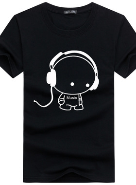 T-shirts mens fat guy 200 jin casual big size 5XL T-shirts