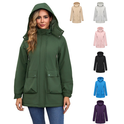 Women's autumn winter jacket padded jackets cotton coats top