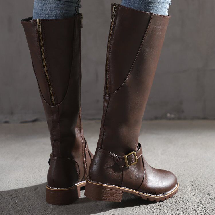 Women's Long Martin Boots in Large Sizes 35 to 43 - Taobao product photo 4