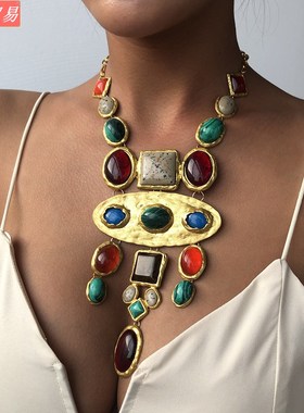 European American Atmospheric Necklace Ethnic Style choker