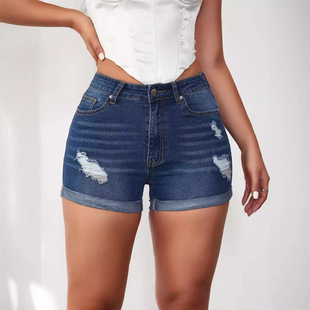 denim women Trousers stretch girls shorts Summer