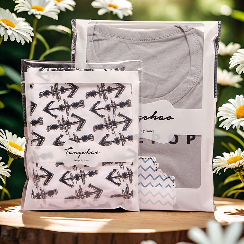 OPP自粘袋儿童内裤包装袋袜子衬衣衬裤童装袋毛巾打底裤舞蹈袜袋