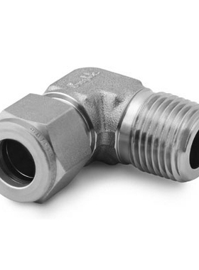 Swagelok SS-600-2-4  世伟洛克3/8卡套 转 1/4NPT 外螺纹弯头