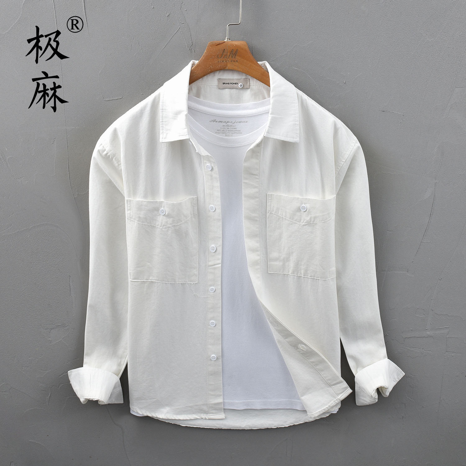 秋季基础文艺休闲长袖衬衫