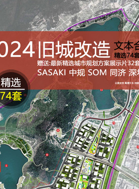 2024城市更新旧城街道建筑景观规划改造设计优秀国际竞赛案例文本