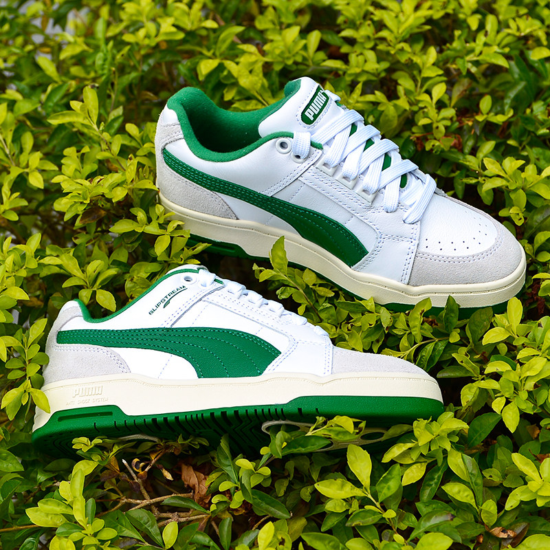 puma彪马 男女同款情侣低帮复古休闲板鞋slipstream lo 384692 02