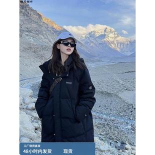 冬天棉衣女中长款面包服羽绒棉服冬季外套长款加厚棉袄2025年新款