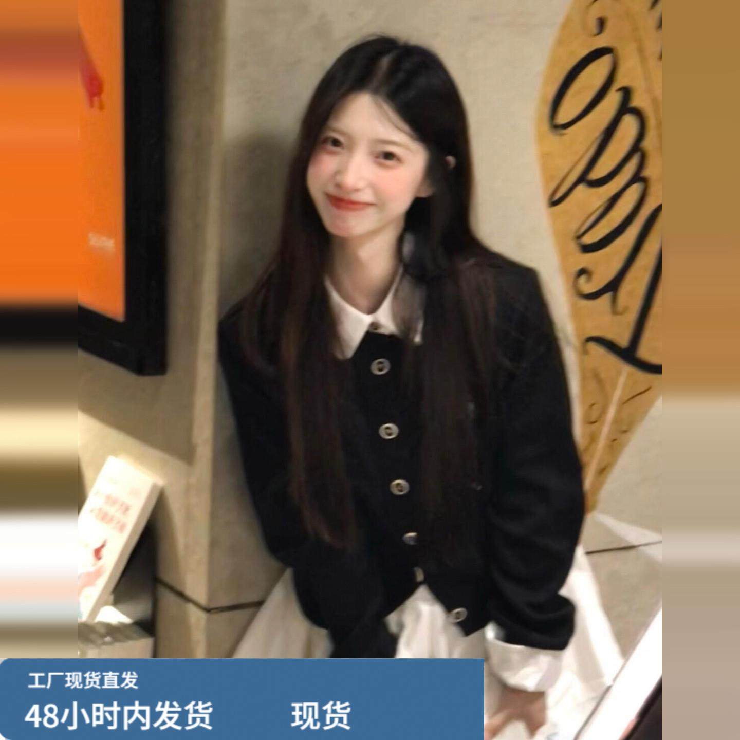 小香風長袖針織洋裝子女秋季2026新款韓系chic別致氣質短裙套裝,运动/瑜伽/健身/球迷用品,瑜伽短裙,淘宝优惠券,粉丝福利购,淘宝优惠卷