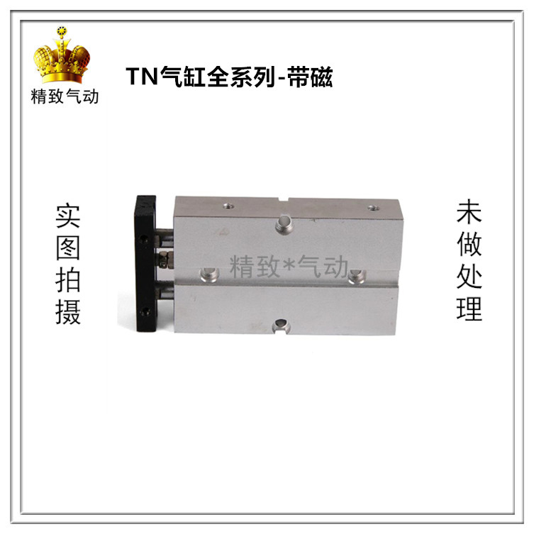 双轴双杆气缸TN25X10X20X30X40X50X60X70X80X90X100S有磁感应现货