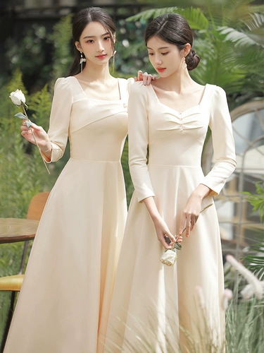 Платье подружки невесты, летний лонгслив, вечернее платье, изысканный стиль