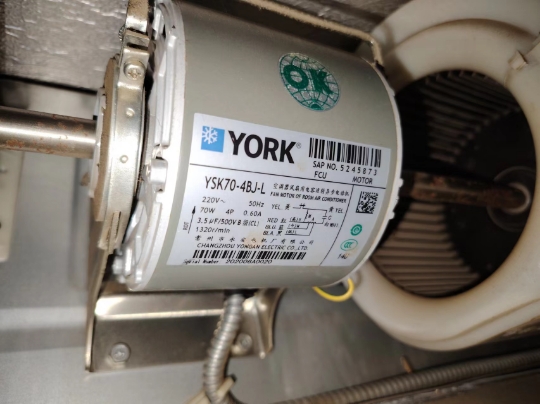 约克电机原装正品约克盘管空调电动机YSK70-4BJ-LYORK风机马达