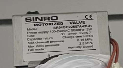 SINRO新菱二通阀原装正品SR04GC22557A43CR 可替换SR04GC22557A43