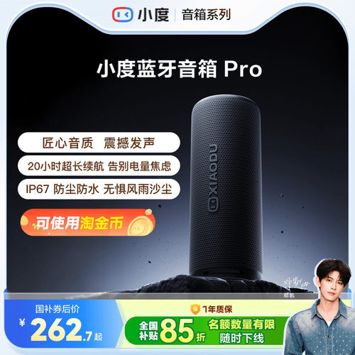 小度蓝牙音箱Pro户外ai智能音箱
