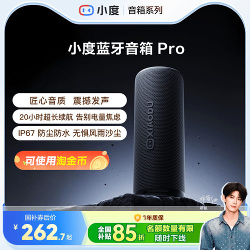 小度蓝牙音箱Pro户外ai智能音箱
