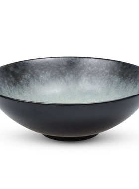 美国纽约外贸大牌蓝色石头纹路面汤碗欧式沙拉盘6 7 8 英寸