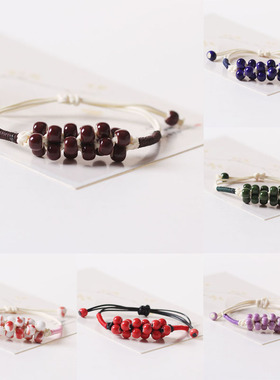 手工编织陶瓷可调节大小玉米结