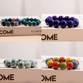 新款 简约大珠子满珠手串佛珠手链民族风古风男女珠子直播货源礼物