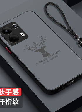 适用oppo Reno13pro手机壳PKK110男款roneL3pro磨砂Rneo13pr0半透明0ppoReon13pro保护套全包防摔高级感奢华