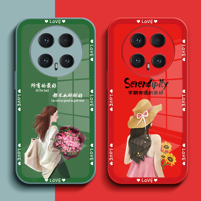 适用荣耀 Magic8pro手机壳BKQ-AN90玻璃壳HONORmαgic8pro保护套化为荣誉 maglc8pro全包女款奢华高级感个性