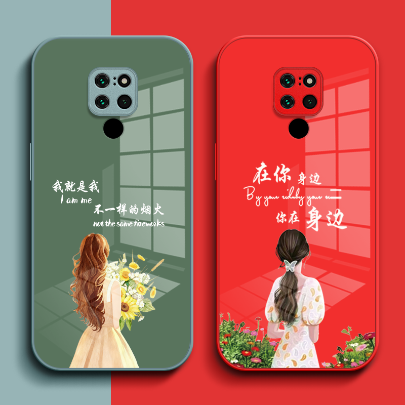 适用华为 Mate20手机壳HMA-AL00玻璃壳hmatloo保护套麦特二十奢华HUAWEI高级感aloo花hmaaloo女款tloo