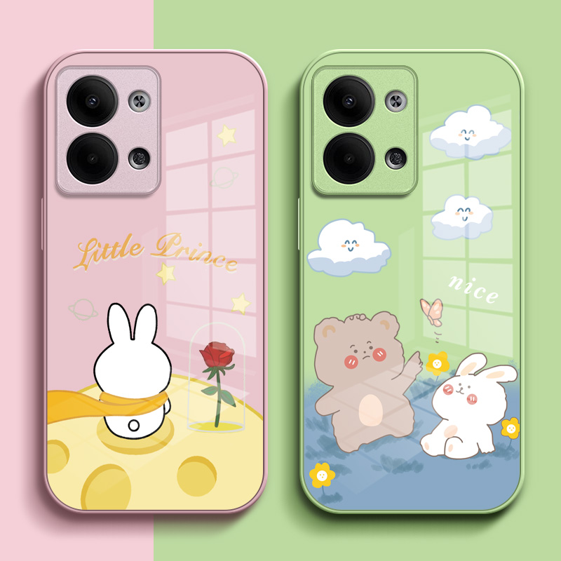 适用oppoReno9pro手机壳PGX110外壳9por套子9玻璃opop可爱rone9p卡通n9Pro保护套Ren09pro女孩rneo9pro全包