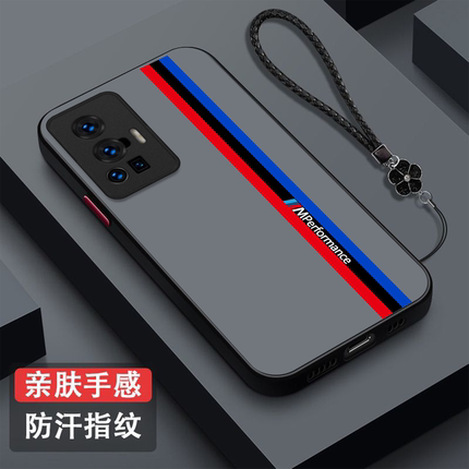 适用vivo X70pro手机壳V2134A半透明x7o破保护套。viovx70pr0全包×70pr0防摔磨砂枫叶麋鹿男款纯色奢华