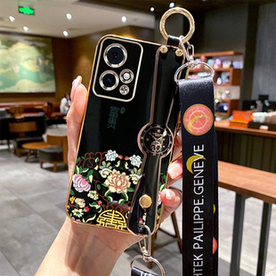 适用荣耀90gt手机壳MAG ANo0可斜跨90gt保护套H0nor90gt全包HONOR9ogt防摔斜挎软壳斜背肩挎 AN00腕带MAG