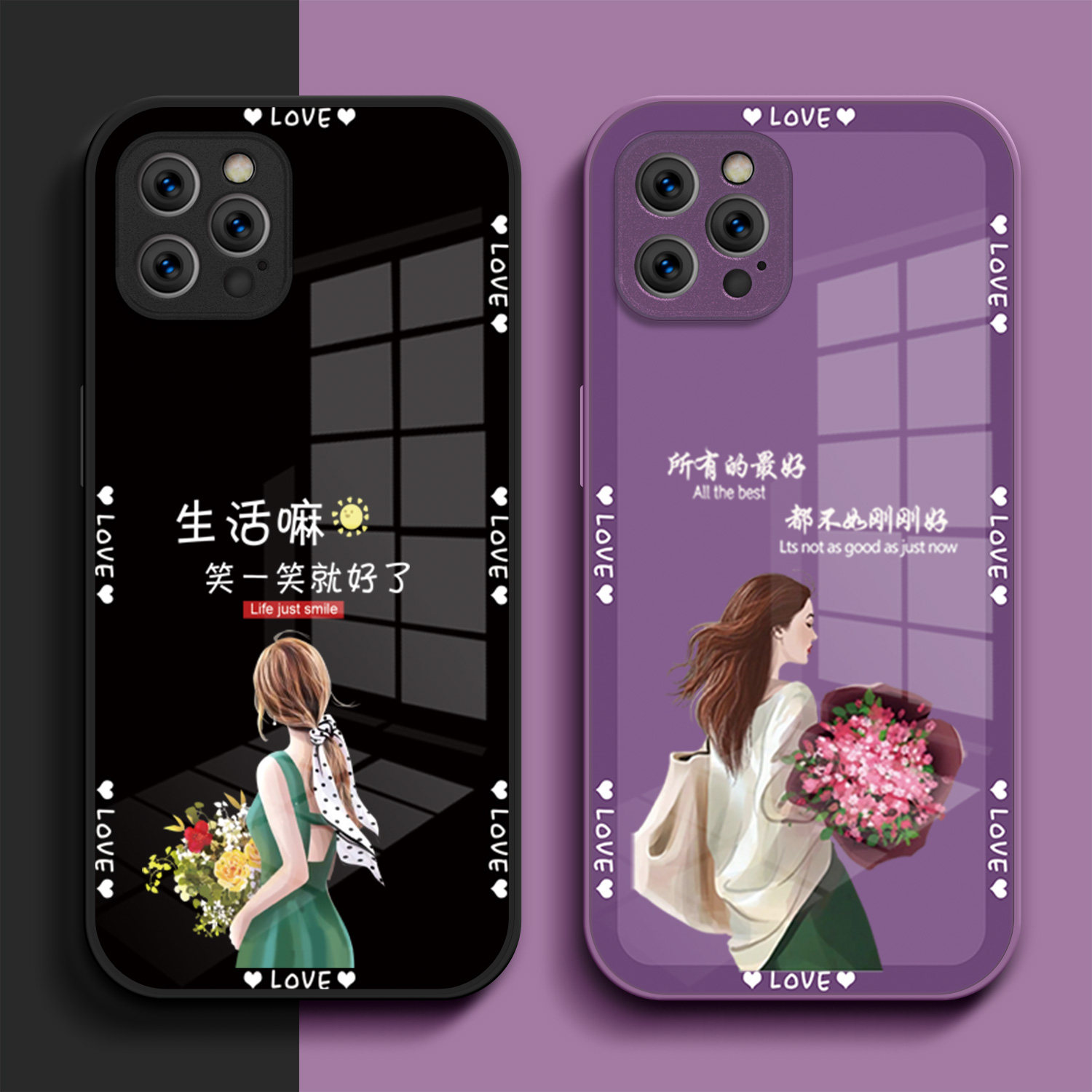 适用iphone15pro手机壳A3104玻璃壳pg15pro保护套iphnoe15pr0高级感爱疯15pro防摔个性创意全包女款奢华外套