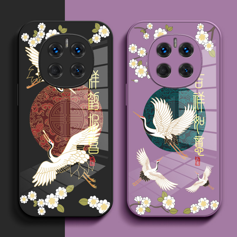 适用荣耀 Magic7手机壳PTP-AN00钢化玻璃壳magic7中国风PTP-ANo0保护套化为荣誉maglc7小清新玻璃套国潮