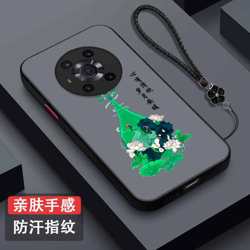 适用荣耀Magic3pro手机壳ELZ-AN10中国风Maigc3por保护套h0normagic3pro全包魔术3p0r防摔国潮小清新奢华