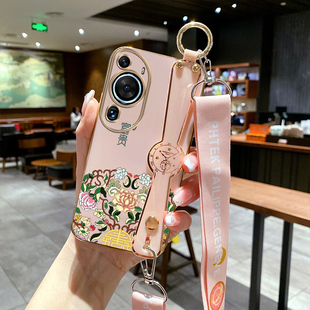 适用华为p60art手机壳MNA-AL00带挂绳化为 p60αrt新款hwp6oart女款保护套腕带防摔挂带斜挎挎肩全包